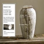 Rustic Tall Ceramic Flower Vase for Farmhouse Decor