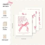 Pink Bow Wall Art Decor for Teen Rooms