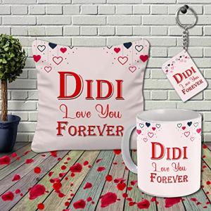 Rakhi Gift Combo: Cushion Cover & Coffee Mug