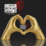 Gold Heart Hands Statue for Modern Home Decor