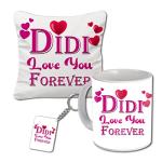 Rakhi and Birthday Combo: Cushion Cover & Mug