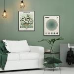 Sage Green Abstract Wall Art Prints Set