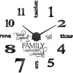 Junkin 3D Large DIY Wall Clock Kit