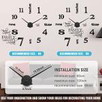 Junkin 3D Large DIY Wall Clock Kit