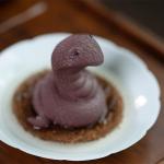 Cute Purple Clay Snake Tea Pet for Decor