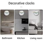 Rustic Coastal 10-Inch Silent Wall Clock