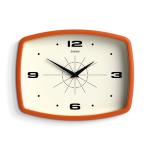 Retro Orange Movie Wall Clock - 25cm Design