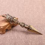 Vintage Brass Vajra Pestle for Home Decor