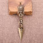 Vintage Brass Vajra Pestle for Home Decor