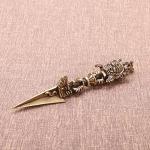 Vintage Brass Vajra Pestle for Home Decor