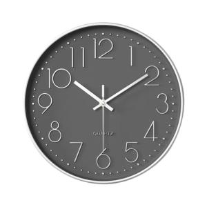 Silent 12-Inch Wall Clock with Big Numbers
