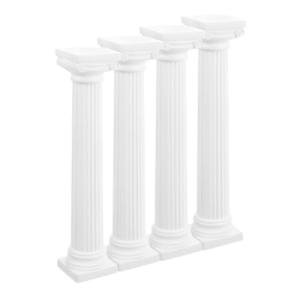 Mini Roman Pillar Candle Holders - Set of 4
