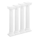 Mini Roman Pillar Candle Holders - Set of 4