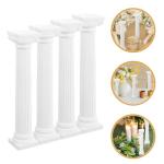 Mini Roman Pillar Candle Holders - Set of 4