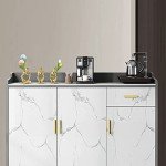 Gold Thinker Statue - Abstract Art Decor