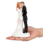 Bride and Groom Cake Topper Sculpture Decor