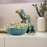 Aboxoo Fun Hippo Resin Statue and Candy Dish