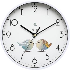 Silent 8 Inch Retro Round Wall Clock