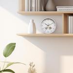 Silent 8 Inch Retro Round Wall Clock