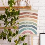 Inspirational Boho Rainbow Poster Frame for Kids