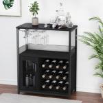 GAOMON Farmhouse Coffee and Wine Bar Cabinet