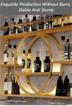 Black Wall Mounted 3-Tier Wine Rack