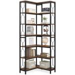 Tribesigns 7-Tier Rustic Industrial Corner Shelf