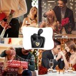 Abstract Ceramic Couple Sculpture for Home Decor