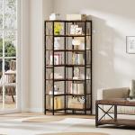 Tribesigns 7-Tier Rustic Industrial Corner Shelf