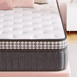 Twin Size Hybrid Mattress with Gel Memory Foam
