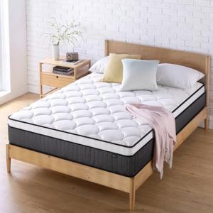 Zinus Eurotop Pocket Spring Mattress, Medium Feel