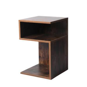 Compact Oak Nightstand with Drawers for Small Spaces