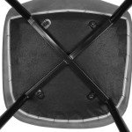 Set of 4 Retro PU Leather Dining Chairs