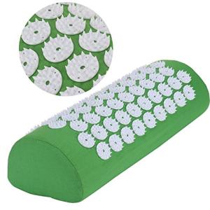 Green Acupressure Neck Pillow for Relaxation