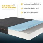 Queen Gel Memory Foam Mattress for Cool Sleep