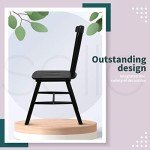 Set of 2 Natural Wood Dining Chairs