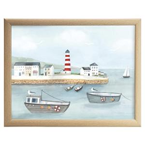 Nautical Coast Lap Tray with Cushion