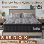 Duchess 34cm Hybrid Memory Foam Queen Mattress