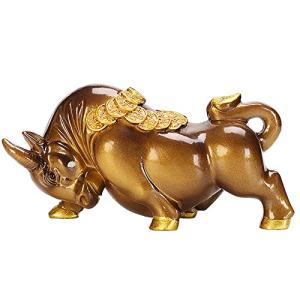 Color Changing Bull Tea Pet Statue Decor