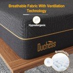 Queen Gel Memory Foam Mattress for Cool Sleep