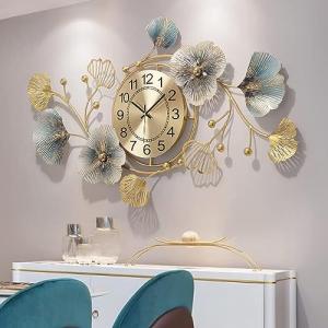 Ginkgo Leaf Design 37-Inch Wall Clock