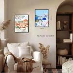 Vintage Travel Cities Poster Art Set of 9