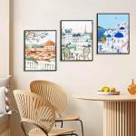 Vintage Travel Cities Poster Art Set of 9