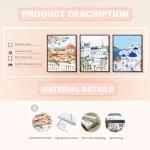 Vintage Travel Cities Poster Art Set of 9