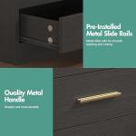 Nightstand with Charging Station and LED Colors