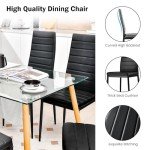 Giantex Set of 6 Black Dining Chairs