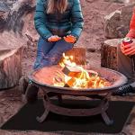 Fireproof Rectangular Hearth Mat 48x30 Inches