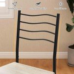 5-Piece Modern Dining Table and Chair Set