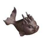Cute Ceramic Dragon Fish Tea Pet Statue