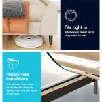 Beige Queen Bed Frame with Upholstered Headboard